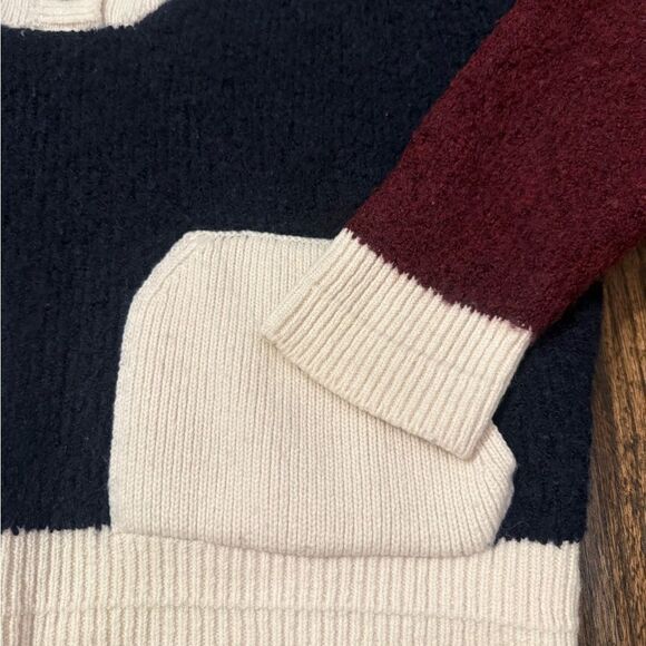 Ba&sh Benji Colorblock Knit Wool Blend Pullover Medium ⭐️read description-DD4 - Picture 6 of 15